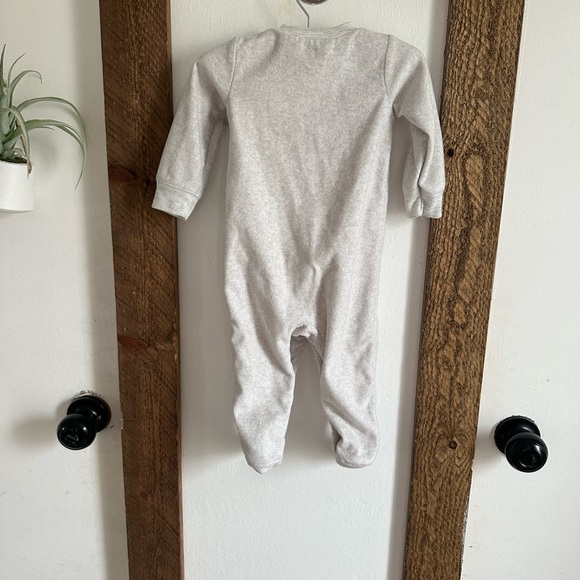 Carter’s Baby Boy Fox Snap Fleece Footies Sleep & Play EUC size 9 Months - Picture 7 of 9
